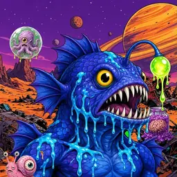 Oozlings #6637, Anglerfish · Ship Junkyard