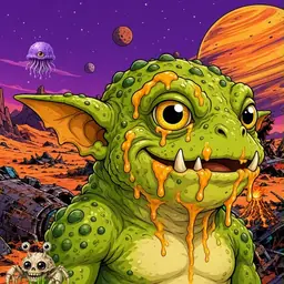 Oozlings #6649, Toad Goblin · Ship Junkyard