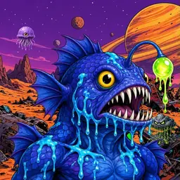 Oozlings #6655, Anglerfish · Ship Junkyard