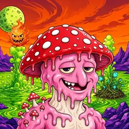 Oozlings #6676, Mushroom Head · Acid Lake