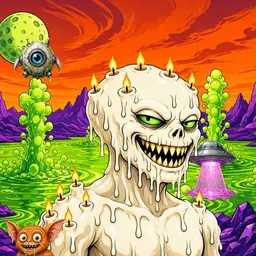 Oozlings #6687, Candle Wax · Acid Lake