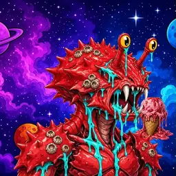 Oozlings #6692, Crab · Void Nebula