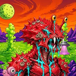 Oozlings #6698, Crab · Acid Lake