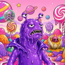 Oozlings #6709, Slug · Candy Planet