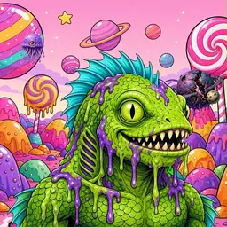 Oozlings #671, Swamp Fish · Candy Planet