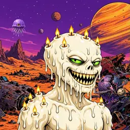 Oozlings #6710, Candle Wax · Ship Junkyard