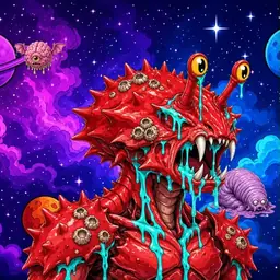 Oozlings #6718, Crab · Void Nebula