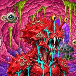 Oozlings #6741, Crab · Flesh Cave