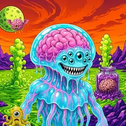Oozlings #6764, Jellyfish Brain · Acid Lake