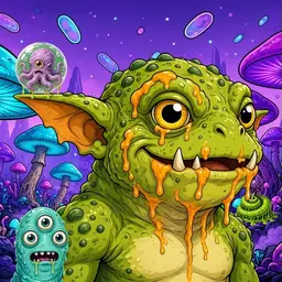 Oozlings #6781, Toad Goblin · Fungus Forest