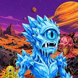 Oozlings #6810, Ice Cyclops · Ship Junkyard