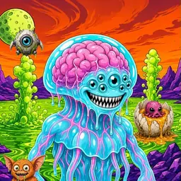 Oozlings #6819, Jellyfish Brain · Acid Lake