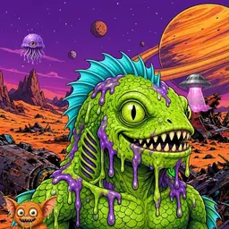 Oozlings #6838, Swamp Fish · Ship Junkyard
