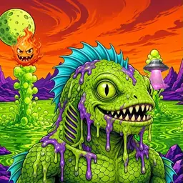 Oozlings #6840, Swamp Fish · Acid Lake