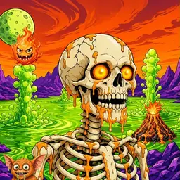 Oozlings #6893, Skull · Acid Lake
