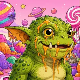 Oozlings #6902, Toad Goblin · Candy Planet
