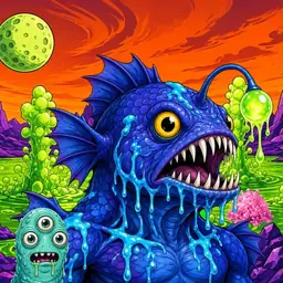 Oozlings #6907, Anglerfish · Acid Lake