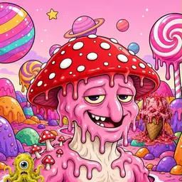 Oozlings #6910, Mushroom Head · Candy Planet