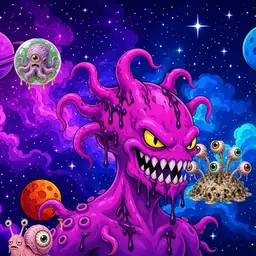 Oozlings #6922, Squid · Void Nebula
