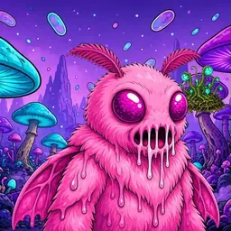 Oozlings #6936, Mutant Moth · Fungus Forest