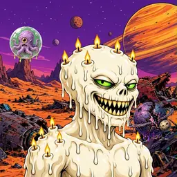 Oozlings #6942, Candle Wax · Ship Junkyard