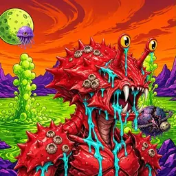 Oozlings #695, Crab · Acid Lake