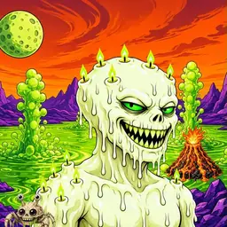 Oozlings #6956, Mutated Candle Wax · Acid Lake
