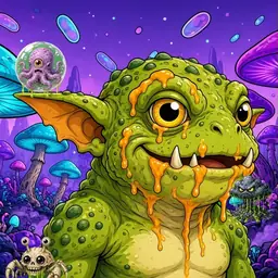 Oozlings #6963, Toad Goblin · Fungus Forest