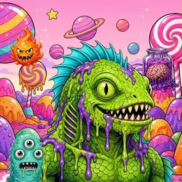 Oozlings #6968, Swamp Fish · Candy Planet
