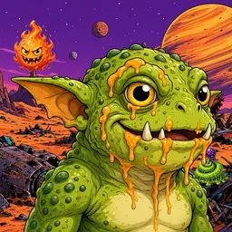 Oozlings #6988, Toad Goblin · Ship Junkyard
