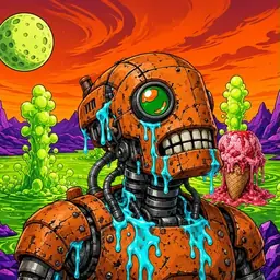 Oozlings #7020, Rusty Robot · Acid Lake