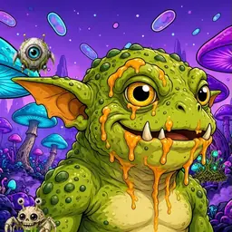 Oozlings #7024, Toad Goblin · Fungus Forest