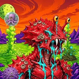 Oozlings #703, Crab · Acid Lake