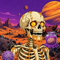 Oozlings #7078, Skull · Ship Junkyard