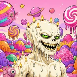 Oozlings #7089, Candle Wax · Candy Planet
