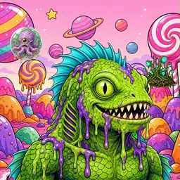 Oozlings #7101, Swamp Fish · Candy Planet