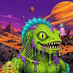 Oozlings #7102, Swamp Fish · Ship Junkyard