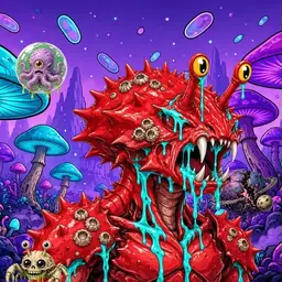 Oozlings #7112, Crab · Fungus Forest