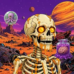 Oozlings #7113, Skull · Ship Junkyard