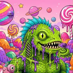 Oozlings #7117, Swamp Fish · Candy Planet