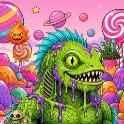 Oozlings #7138, Swamp Fish · Candy Planet