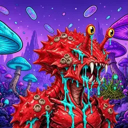 Oozlings #7157, Crab · Fungus Forest