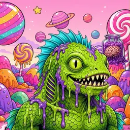 Oozlings #716, Swamp Fish · Candy Planet