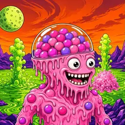 Oozlings #718, Gumball Brain · Acid Lake
