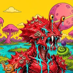 Oozlings #7188, Crab · Turquoise Swamp