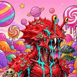 Oozlings #7214, Crab · Candy Planet