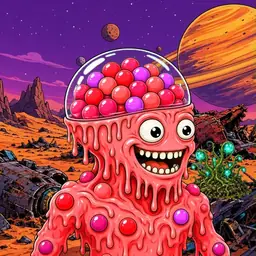Oozlings #7215, Mutated Gumball Brain · Ship Junkyard