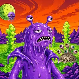 Oozlings #7216, Slug · Acid Lake