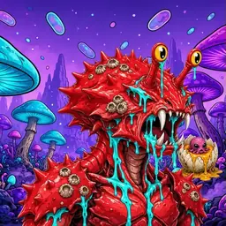 Oozlings #7222, Crab · Fungus Forest