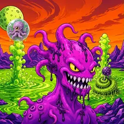 Oozlings #7228, Squid · Acid Lake
